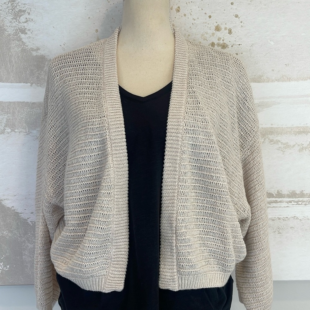 Marine Layer Anacapa cardigan in Light Oat - Picture 3 of 10